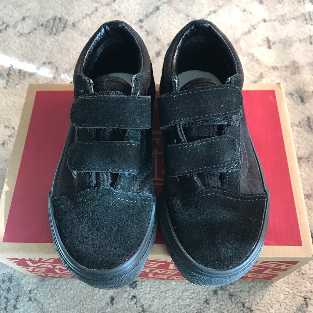 NEW Vans Velcro Double Strap Kids Shoes Size 11